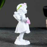 Фигура "Ангел с тремя сердцами" 4,5х5,8х12см