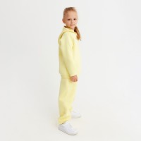 Костюм детский (худи, брюки) MINAKU: Basic Line KIDS, oversize, жёлтый, рост 104 см