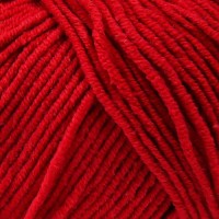 Пряжа "Jeans" 55% хлопок, 45% акрил 160м/50гр (51 вишня)