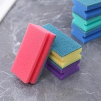 Губка для посуды с чистящим слоем Доляна «Генеральная уборка», 12×6×4 см, 6 шт.