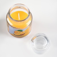 Свеча в банке ароматическая "Сочный апельсин" 6х8,5см