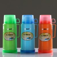 Термос "Основа", 1 л, сохраняет тепло 8 ч, 13х28 см, микс