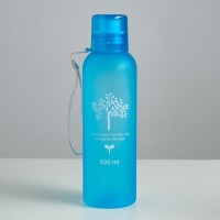 Бутылка для воды "Дерево жизни", 550 мл, спортивная, на шнурке, матовая, микс, 6.5х20.5 см