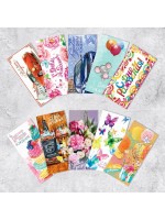 Набор конвертов для денег «С днём рождения», 10 шт.