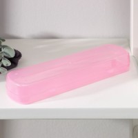 Футляр для зубной щётки и пасты, 21 см, цвет МИКС