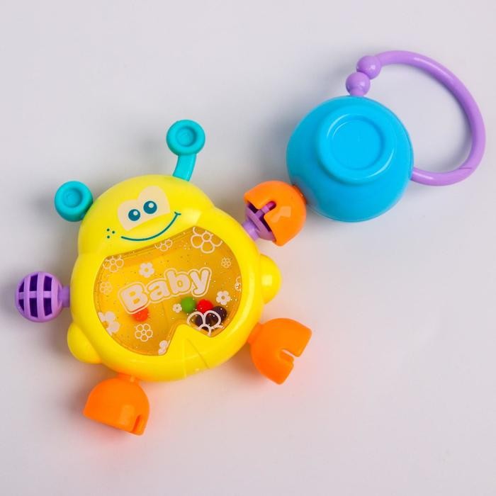 Набор погремушек «Собери меня», с эластичными деталями, 10 шт