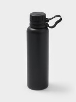 Термос 1 л «Мастер К», с ситечком, сохраняет тепло до 8 ч, нержавеющая сталь, черный