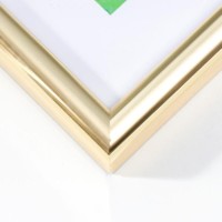 Фоторамка сосна с19 золото 21х30 см (пластиковый экран)