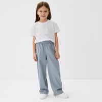 Брюки для девочки KAFTAN «Полоска», размер 28 (86-92 см), голубые