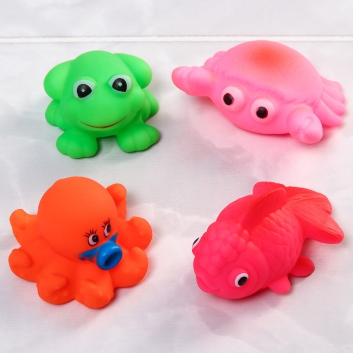 Набор игрушек для игры в ванне «На острове 3», 8 шт