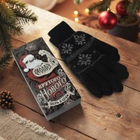 Перчатки мужские в подарочной коробке"Крутого НГ", размер 22