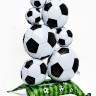 Воздушный шар фольгированный 60" «Футбол», под воздух