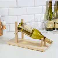 Полка - подставка под бутылку Добропаровъ, 34.5×14×20, дерево