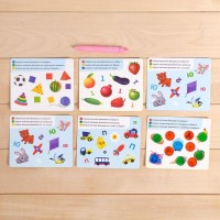 Магнитный набор «Умные задания», буквы, цифры, цвета