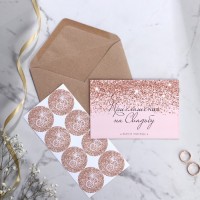 Приглашение на свадьбу в цветном конверте «Счастливый момент», с тиснением, серый