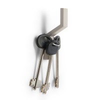 Крючок мебельный CAPPIO TRANQUILITY, однорожковый, серый