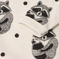 Боди с длинным рукавом «Енот» Крошка Я, цвет белый, рост 62-68 см