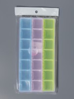 Органайзер для хранения мелочей, 21 ячейка, 21.5×10.5×2 см, МИКС