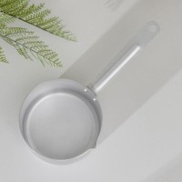 Ковш, 750 мл, металлическая ручка, цвет серый