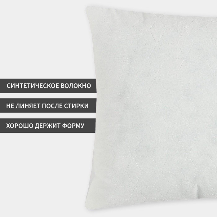 Подушка "Экономь и Я" 40х60 см, спандбонд, 100% п/э