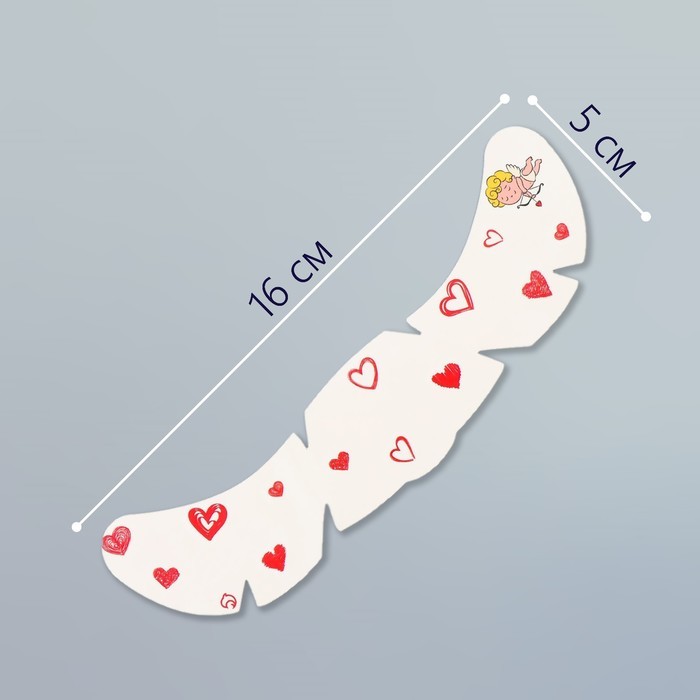 Татуировка на тело цветная "Веснушки. Купидон" 16х5 см