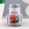Свеча в банке ароматическая "Спелая клубника" 6х8,5см Свеча в банке ароматическая "Спелая клубника" 6х8,5см