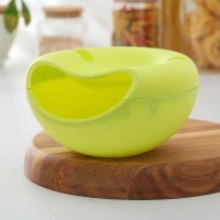 Тарелка для семечек и орехов «Плэтэр», 20×11 см, с подставкой для телефона, цвет МИКС