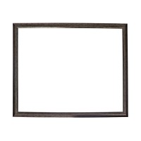 Рама для картин (зеркал) 40×50×2.7 см, пластиковая, Calligrata 6472, мокрый асфальт