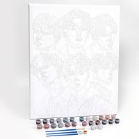 Картина по номерам на холсте с подрамником «Корейская группа», 40 х 50 см