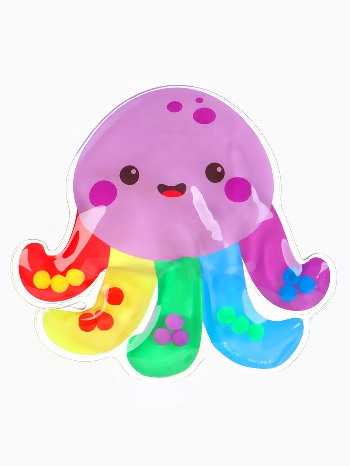 Сортер развивающий- сквиш для малышей «Осьминог»