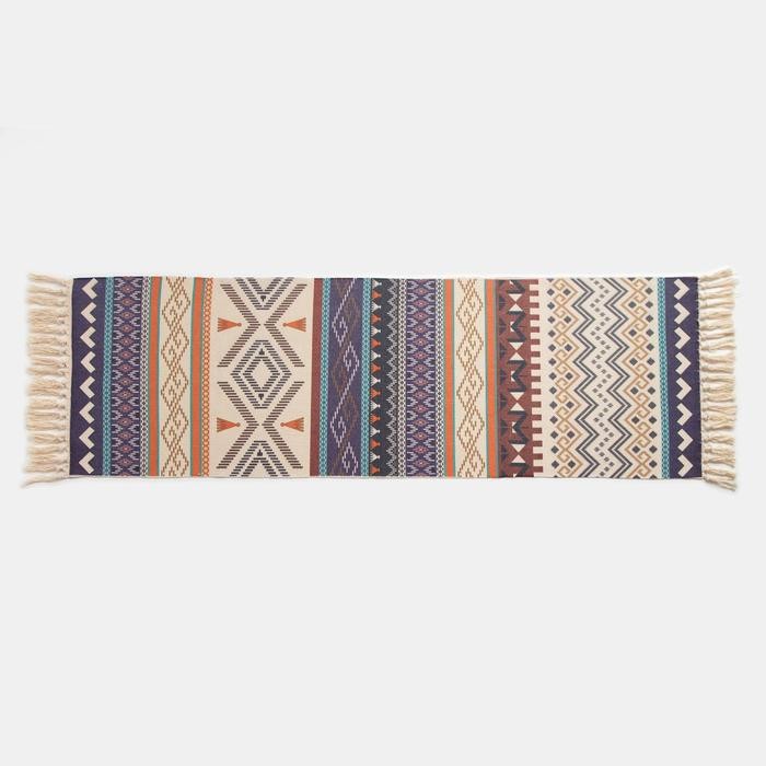 Коврик Этель "Грани" 60*180 см, 50% хл, 50% п/э Коврик Этель "Грани" 60*180 см, 50% хл, 50% п/э