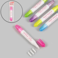 Маркер-корректор для удаления лака без пропитки, 4 насадки, цвет МИКС