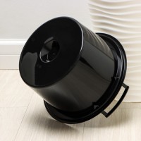 Кашпо для цветов со вставкой «Дюна», 42 л (8 л), цвет белый