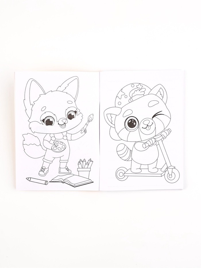 Подарочный набор, блокнот А6, 32 листа, наклейки, магнитные закладки «Для тех, у кого лапки»