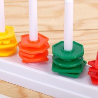 Обучающий набор «Умная пирамидка», звенья, задания, основа, по методике Монтессори