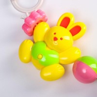 Растяжка на коляску/кроватку «Зайки», 4 игрушки, р-р 50-85