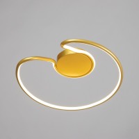 Люстра "Норвин" LED 40Вт 3000К золото 42х42х24 см