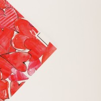 Бумага упаковочная глянцевая «Love», 70 х 100 см