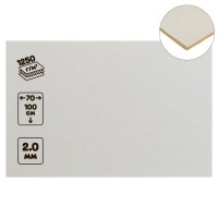Картон переплётный 2.0 мм 70×100 см 1250 г/м² Белый