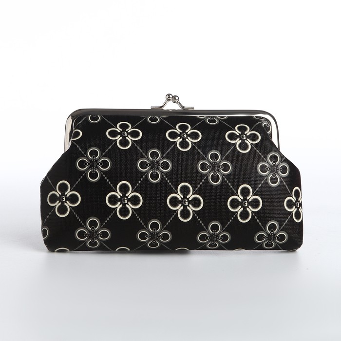 Косметичка на фермуаре, цвет чёрный