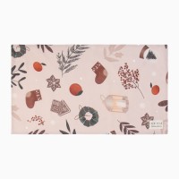 Полотенце новогоднее "Этель" "Новогодние украшения" 40х73 см, 100% хл, саржа 190 г/м2