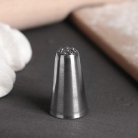 Насадка кондитерская «Травка», d=2,4 см, вых. 1,2 см, форма микс