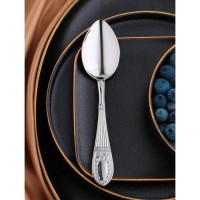 Ложка десертная «Беркли», h=17,5 см, толщина 2,5 мм, цвет серебряный