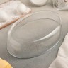 Форма из жаропрочного стекла для запекания овальная Доляна, 3 л