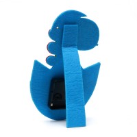 Часы настольные DIY «Динозавр из фетра» детские, набор для творчества, 23×21 см, АА