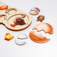 Рамка-вкладыш «Кто живет в яйце?»