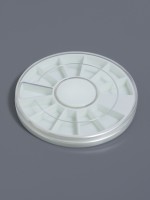 Органайзер для хранения мелочей «Карусель», 12 ячеек, d=6×0.8 см, прозрачный