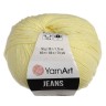 Пряжа "Jeans" 55% хлопок, 45% акрил 160м/50гр (67 лимон)