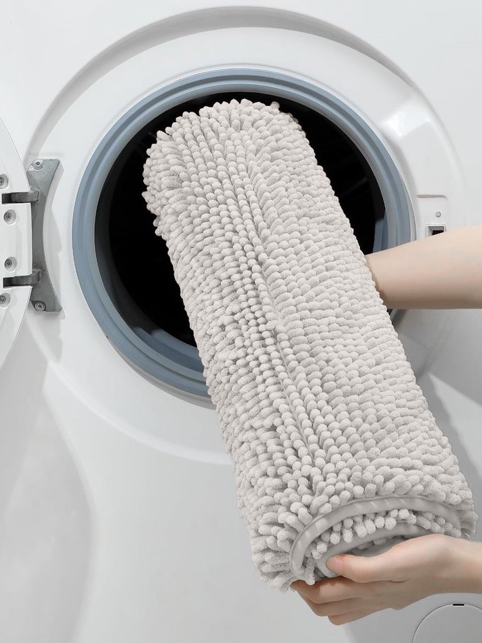 Коврик для дома LaDо́m, букли, плотность 1100 г, 50×80 см, серый Коврик для дома LaDо́m, букли, плотность 1100 г, 50×80 см, серый