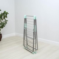 Сушилка для белья двухуровневая, 18 м, цвет серебряный